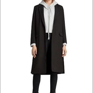 Aleida black duster jacket/coat from Allsaints